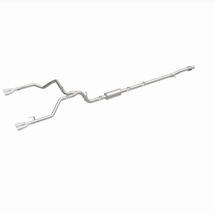 Magnaflow Street Series Quad Split Rear Exhaust for 2019-2024 Chevy Silverado 1500 V8 5.3L with Polished Tips