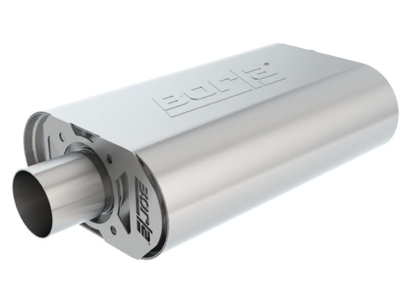 Borla CrateMuffler - SBC Hot, 3.0in Offset/Center Inlet