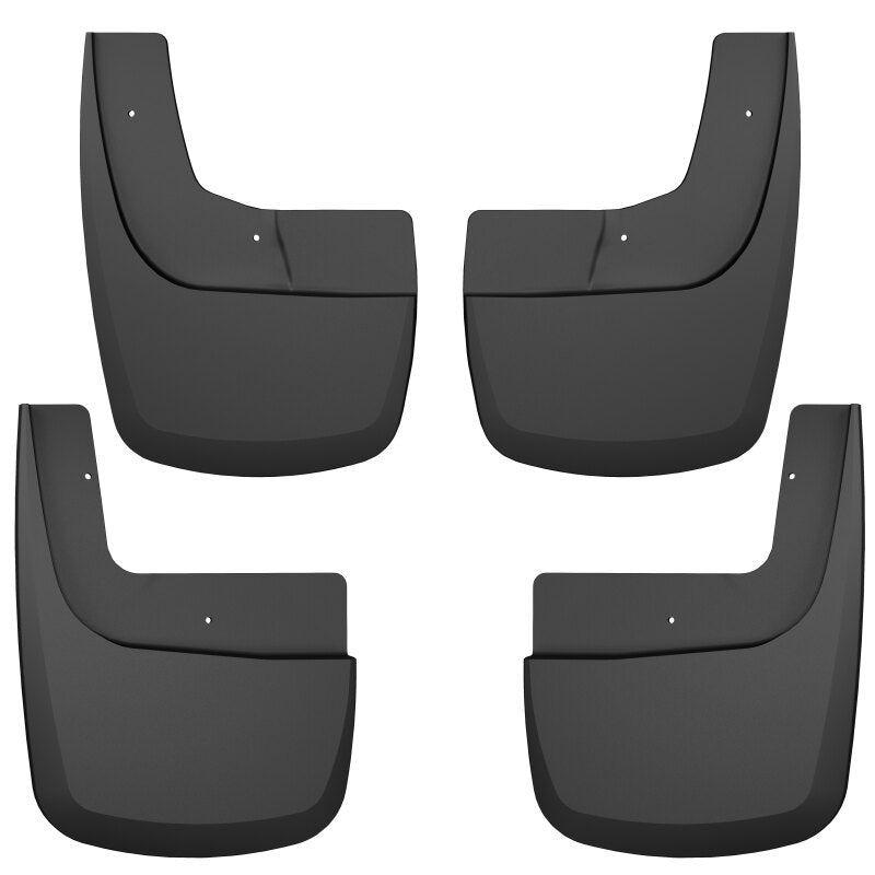 Husky Liners Ford F-150 Raptor SuperCrew CC 2021-2023 Front & Rear Mud Guards - Black