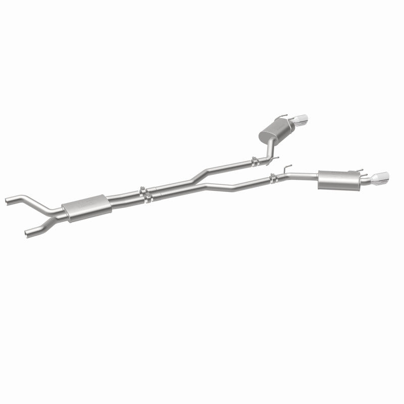 MagnaFlow Cat-Back Exhaust System Stainless Dual Split Rear Exit 4in Tips - 11-15 Chevy Camaro 3.6L V6 - OneFastShop