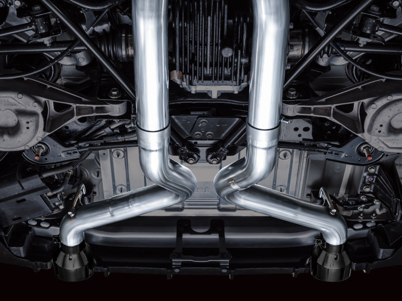 AWE Track Edition Catback Exhaust System with Diamond Black Tips for 2023 Nissan Z RZ34 RWD