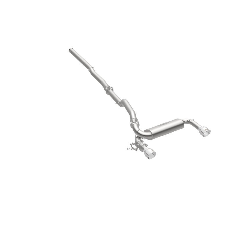 Magnaflow Cat-Back Exhaust System 3in SS Dual Outlet 4.5in Polished Tips for 2016-2018 Ford Focus RS - OneFastShop