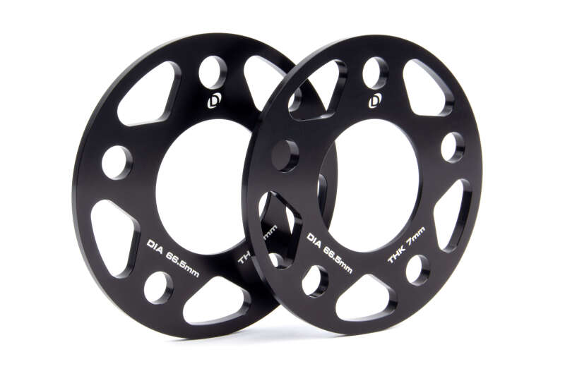 Dinan Wheel Spacers - 5x112, 66.5mm CB, 7mm Thick - Pair