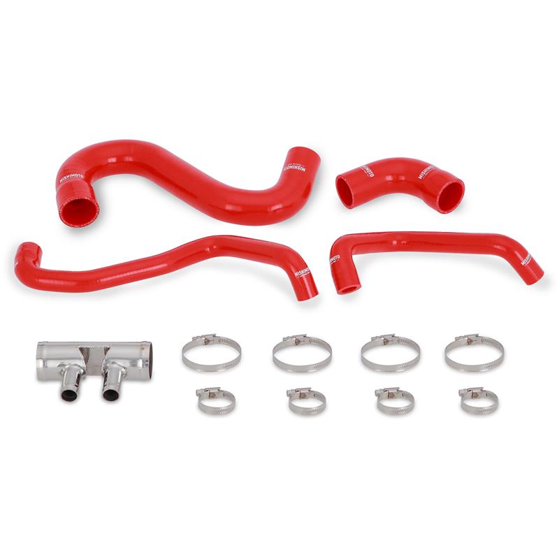 Mishimoto Silicone Lower Radiator Hose - Ford Mustang GT 2015-2017 - Red, image 3