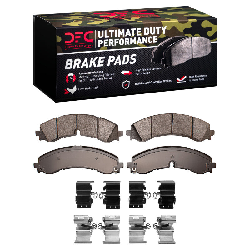 DFC 20-25 Chevrolet Silverado 2500 HD Front/Rear Duty Perf Pads and Hardware Kit