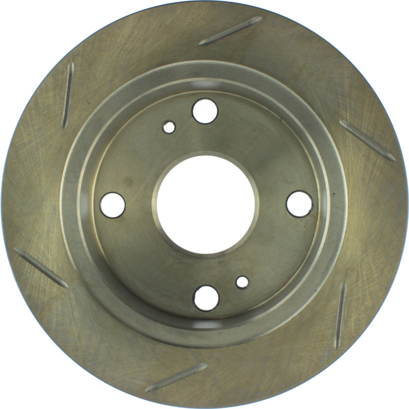 StopTech Slotted Sport Brake Rotor for 1985-1987 Toyota Corolla - OneFastShop