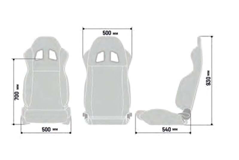 Sparco R100 Reclining Sport Seat - Black/Black, image 2