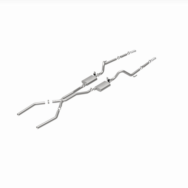 MagnaFlow Street Series Crossmember-Back Exhaust System 2.5inch - 64-66 Ford Mustang