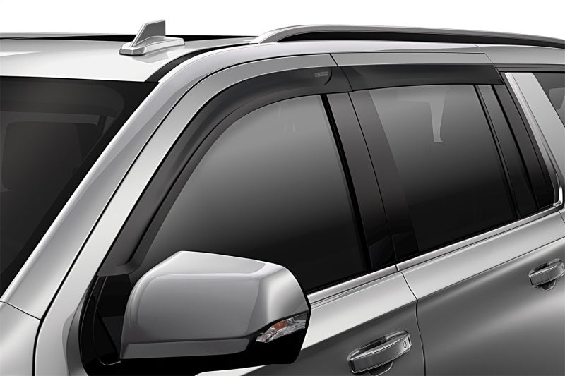 Husky Liners Low Profile Ventvisors 4 Piece - Nissan Frontier Crew Cab 2005-2020 - Matte Black