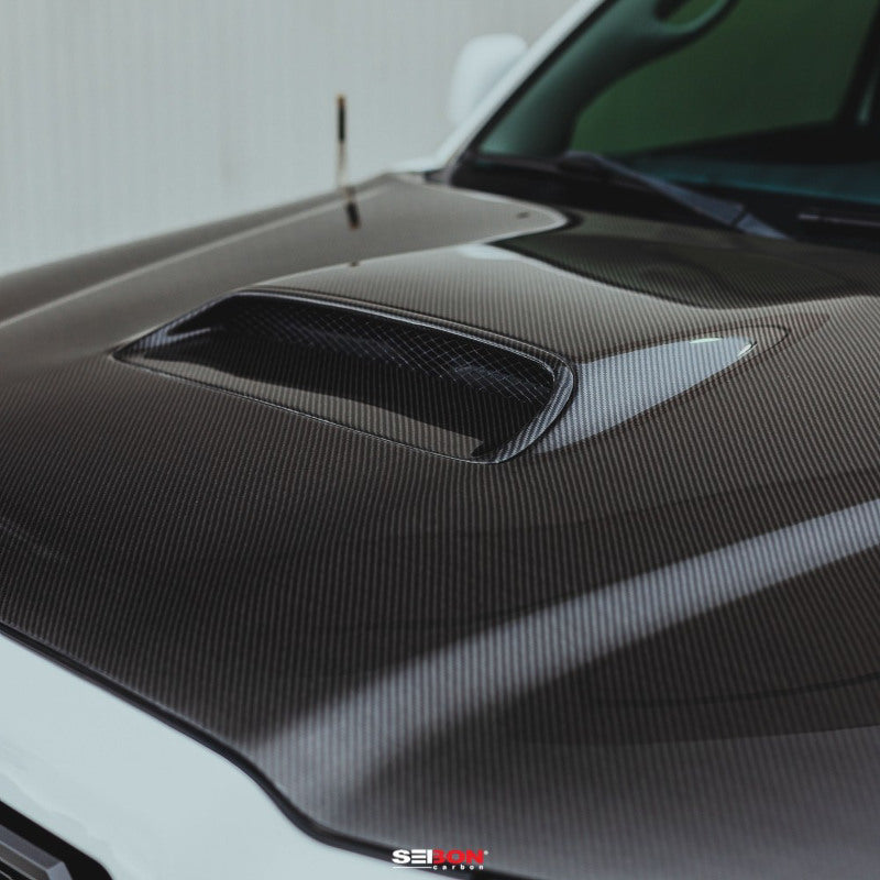 Seibon TR-Style Carbon Fiber Hood for 05-11 Toyota Tacoma - OneFastShop