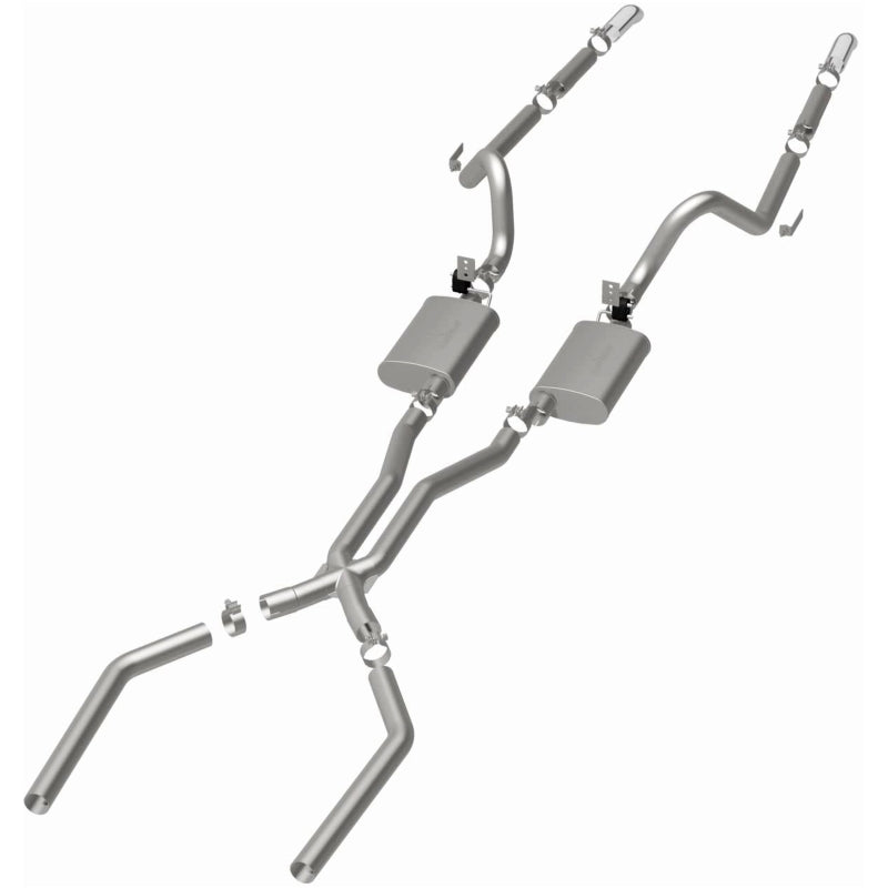 MagnaFlow Street Series Crossmember-Back Exhaust System 2.5inch - 64-66 Ford Mustang