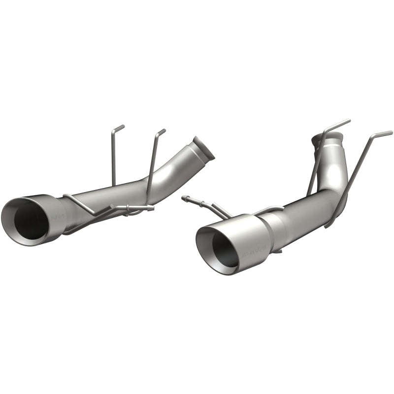 Magnaflow Dual Split Rear Exit Stainless Axle-Back Cat Back Exhaust Competition for 2013-2014 Ford Mustang GT Boss 302 - OneFastShop