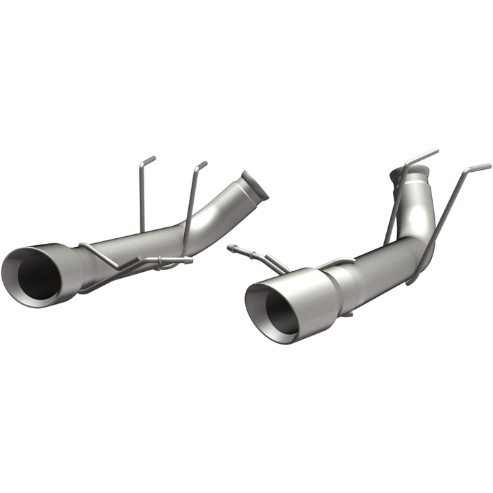 Magnaflow Dual Split Rear Exit Stainless Axle-Back Cat Back Exhaust Competition for 2013-2014 Ford Mustang GT Boss 302 - OneFastShop