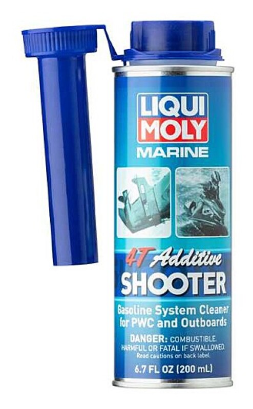 LIQUI MOLY Marine 4T Fuel System Cleaner Additive 200ml for Port Injected and Carbureted Gasoline Engines