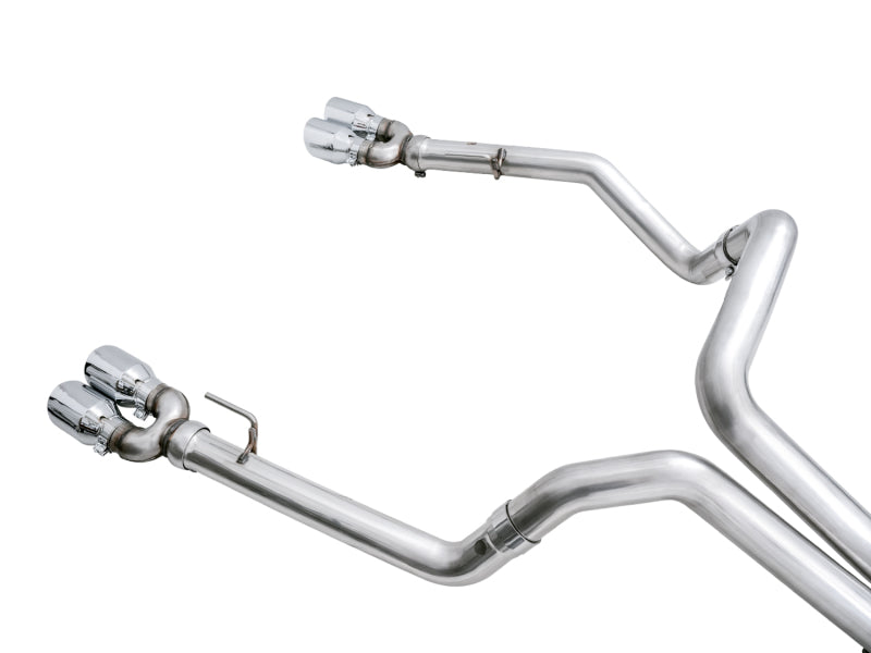 AWE Tuning 0FG Catback Exhaust System - 4th Gen GM 1500 6.2L - Quad Chrome Tips