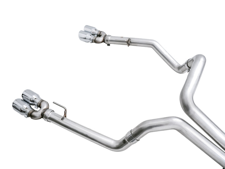AWE Tuning 0FG Catback Exhaust System - 4th Gen GM 1500 6.2L - Quad Chrome Tips