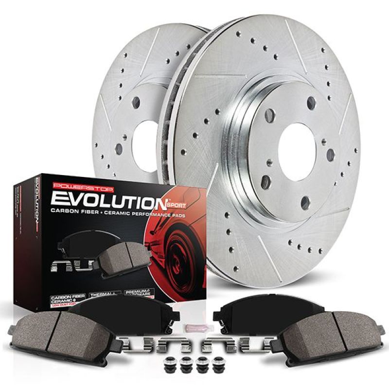 PowerStop Z23 Evolution Sport Front Brake Kit - Ford F-150 / Expedition / Lincoln Navigator 2021-2024