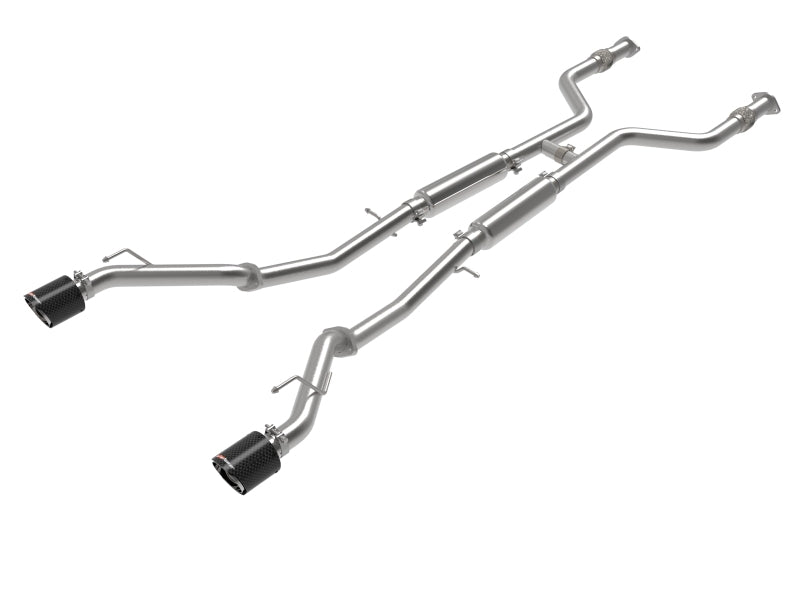 AFe Power Takeda 304 SS Cat-Back Exhaust System with Carbon Fiber Tips for 2023 Nissan Z