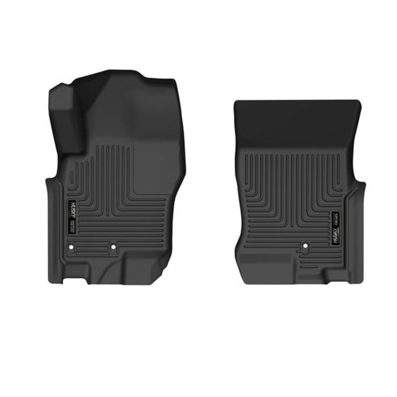 Husky Liners WeatherBeater Front Row Black Floor Liners - 08-21 Nissan Frontier Crew Cab
