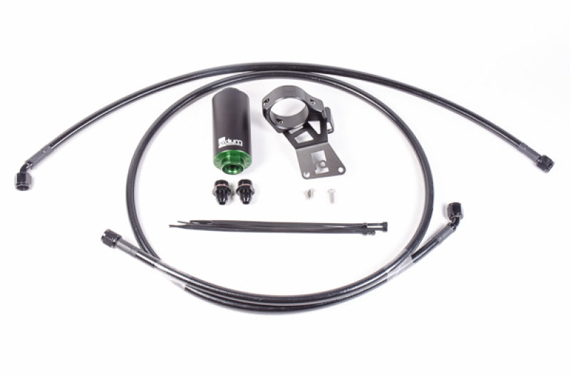 Radium Engineering Fuel Hanger Feed Kit with Microglass Filter for Mitsubishi Evo X