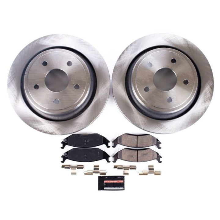PowerStop Rear Autospecialty Brake Kit for 07-09 Chrysler Aspen - OneFastShop