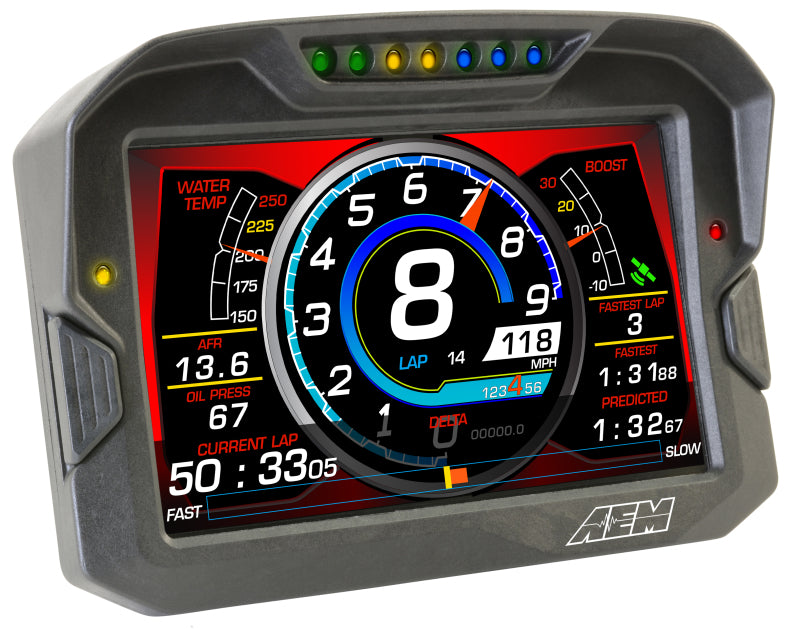 AEM CD-7 Non Logging Race Dash Carbon Fiber Digital Display – (CAN Input Only)