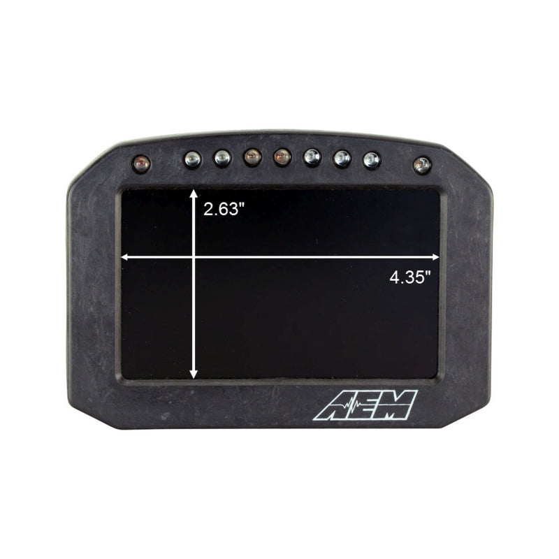AEM CD-5G Carbon Flush Digital Dash Display - With Internal 20Hz GPS & Antenna, image 3