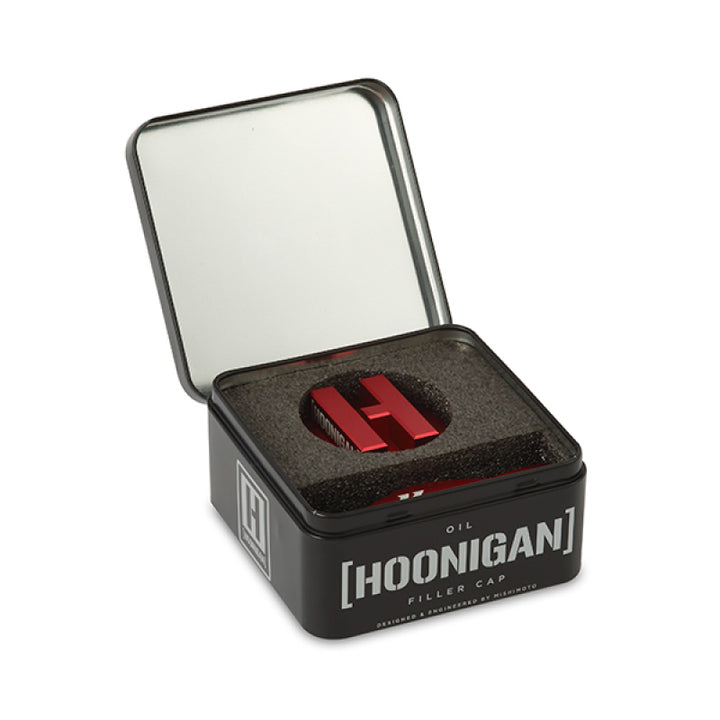Mishimoto Billet Aluminum Oil Filler Cap LS Hoonigan Red - OneFastShop