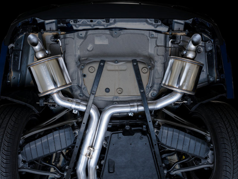 AWE Touring Edition Cat-back Exhaust for Audi C8 A6/A7 3.0T - Turn Downs, 2019-2023