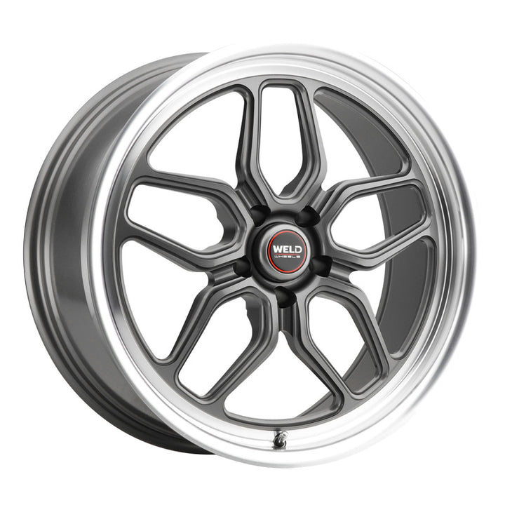 Weld S108 20X10.5 Laguna Wheel for 5X115 Bolt Pattern ET20 Backspace 6.50 Gloss Gun Diamond Lip (71.5) - OneFastShop