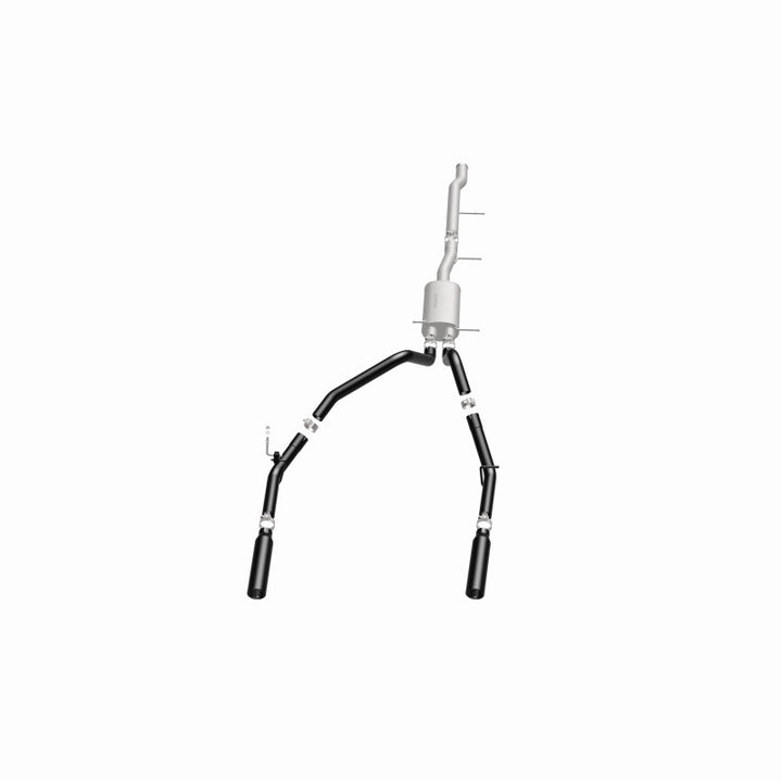 MagnaFlow Cat-Back Exhaust 3.5in Black Tips for 10-13 Chevy Silverado / GMC Sierra 5.3L - OneFastShop