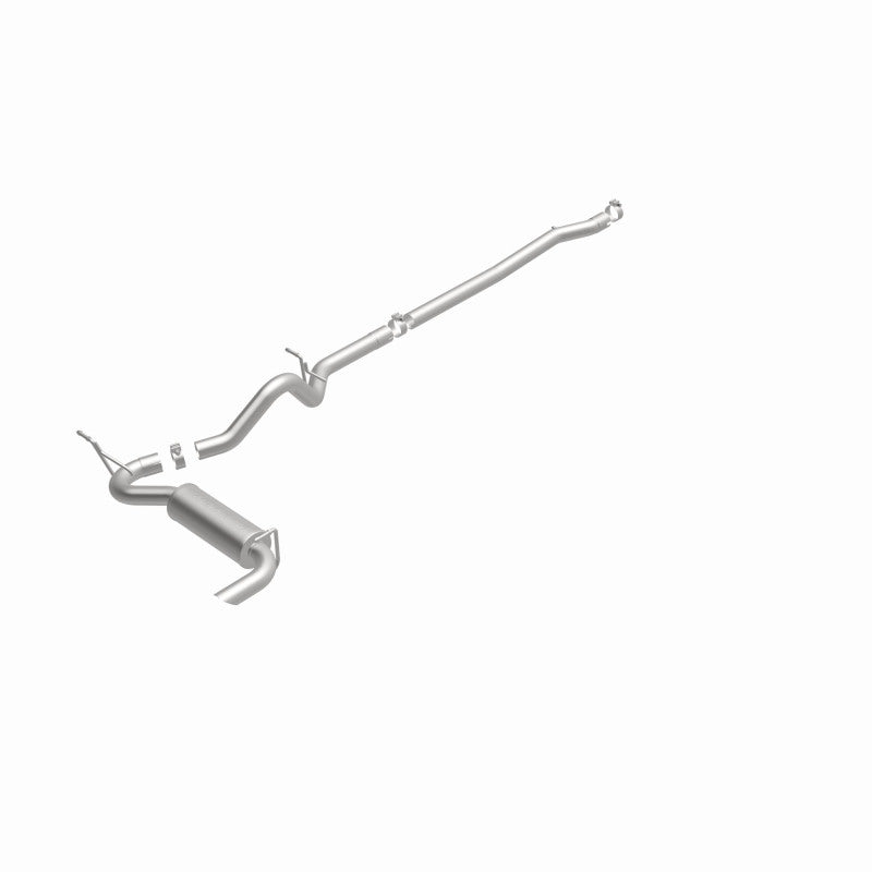 Magnaflow Cat-Back Performance Exhaust for 12-14 Jeep Wrangler 4dr Single Straight Rear P/S Exit Stainless Steel - OneFastShop