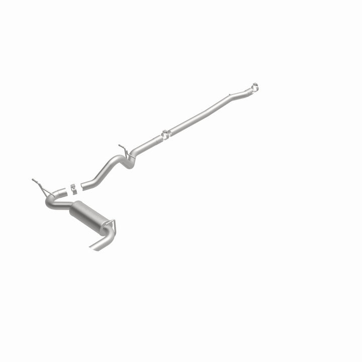 Magnaflow Cat-Back Performance Exhaust for 12-14 Jeep Wrangler 4dr Single Straight Rear P/S Exit Stainless Steel - OneFastShop