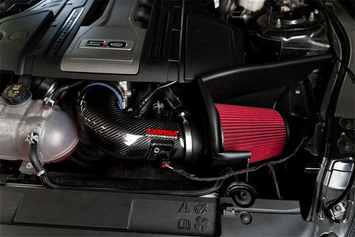 CORSA Performance Carbon Fiber Air Intake with DryTech 3D Filter for 2018-2023 Ford Mustang GT 5.0L V8