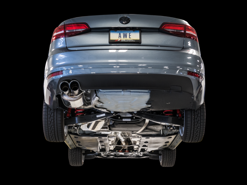 AWE Tuning 09-14 Volkswagen Jetta Mk6 1.4T Touring Edition Exhaust - Chrome Silver Tips.