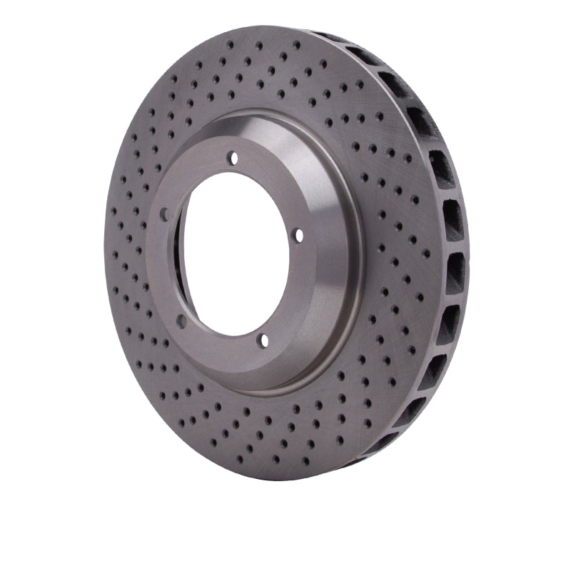 DFC Drilled Left Front Brake Rotor - Porsche 911 1982-1989, image 2