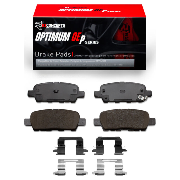 R1 2002-2025 Infiniti M37 Rear R1 Optimum OE Pads and Hardware Kit