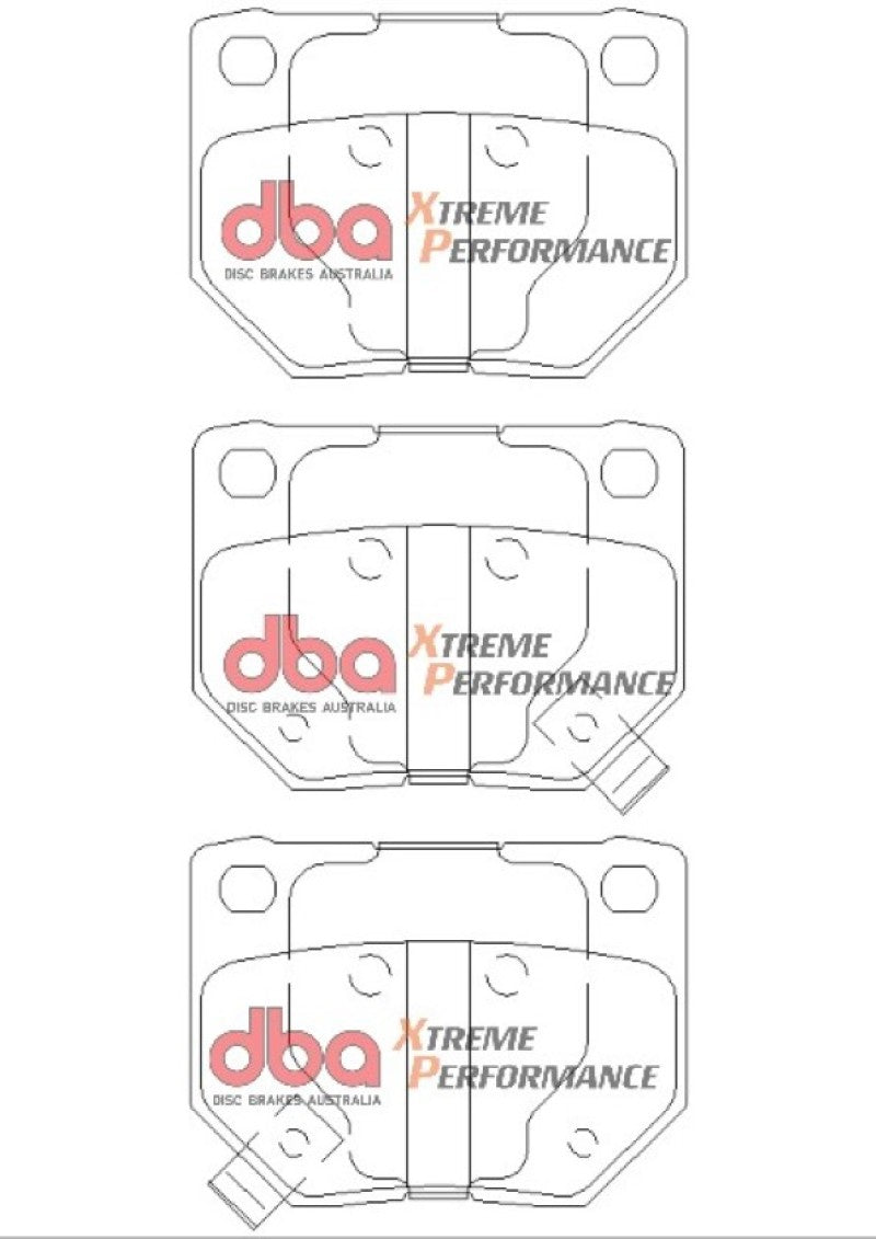 DBA XP650 Rear Brake Pads for 06-07 Subaru WRX