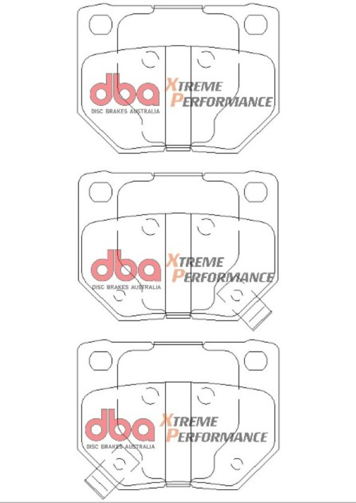 DBA XP650 Rear Brake Pads for 06-07 Subaru WRX