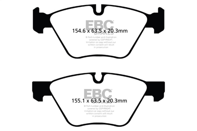 EBC 2009+ BMW Z4 3.0 (E89) Redstuff Front Brake Pads - OneFastShop