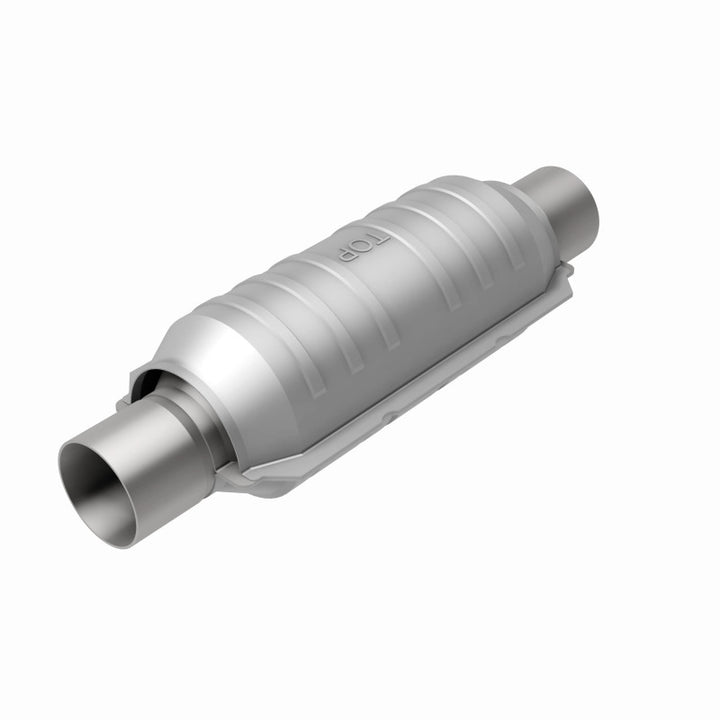 Magnaflow Catalytic Converter 2 In Inlet 2 In Outlet 11 In Length SS Universal Fit for Audi BMW Buick Cadillac Chevrolet Dodge - OneFastShop