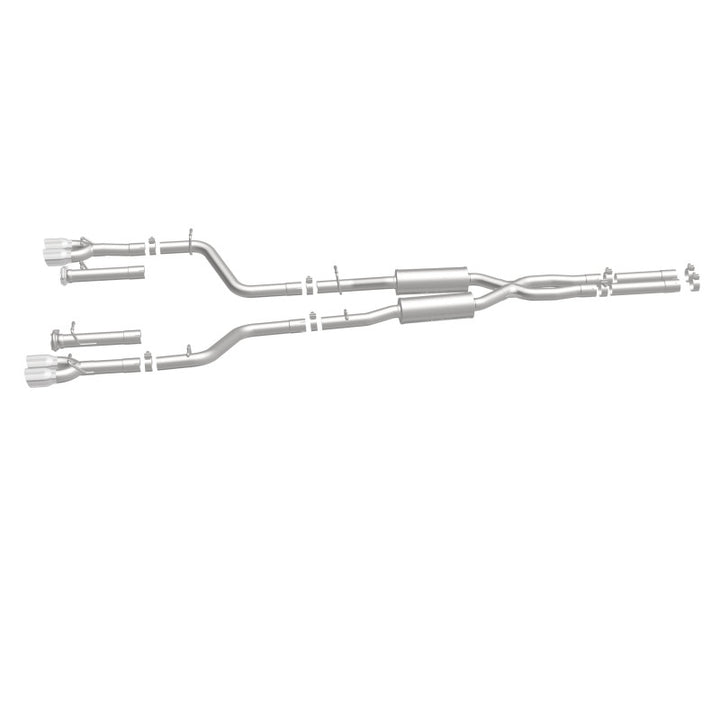 Magnaflow Cat-Back Exhaust System SS 2.5in Quad Split Rear 3.5in Tip for 2015 Dodge Challenger R/T 5.7L - OneFastShop