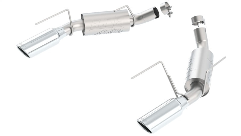 Borla Aggressive ATAK Rear Section Exhaust for 05-09 Ford Mustang GT/Bullitt 4.6L 8cyl