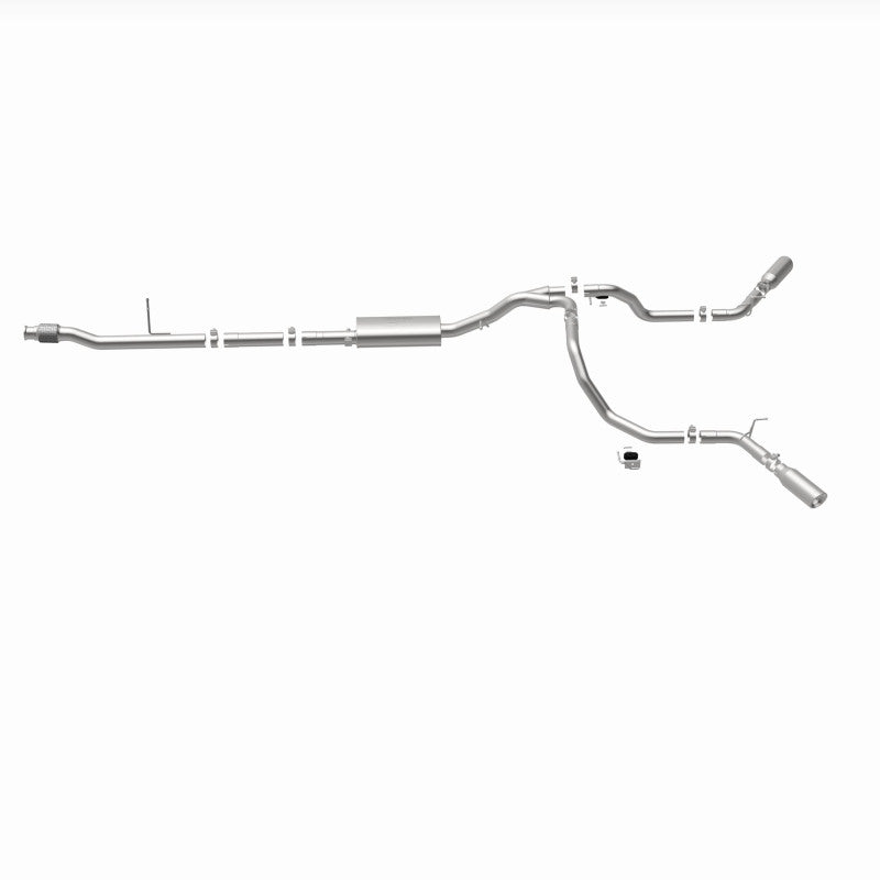 Magnaflow Cat-Back Performance Exhaust System 19473 for 2019-2024 Chevy Silverado 1500 V8 5.3L with Dual Split Exit and Polished Tips - OneFastShop