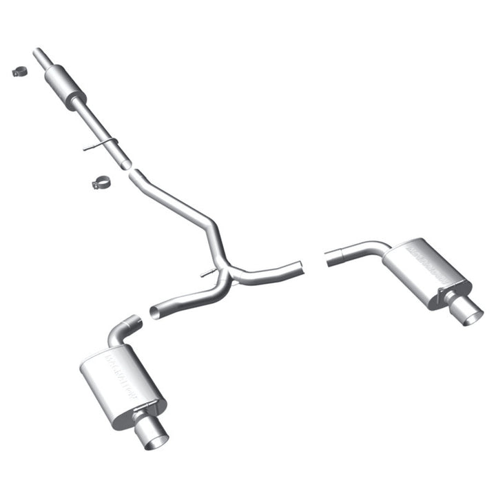 MagnaFlow Catback Exhaust System for 11-13 Ford Explorer V6 3.5L - Dual Split Rear Exit - OneFastShop