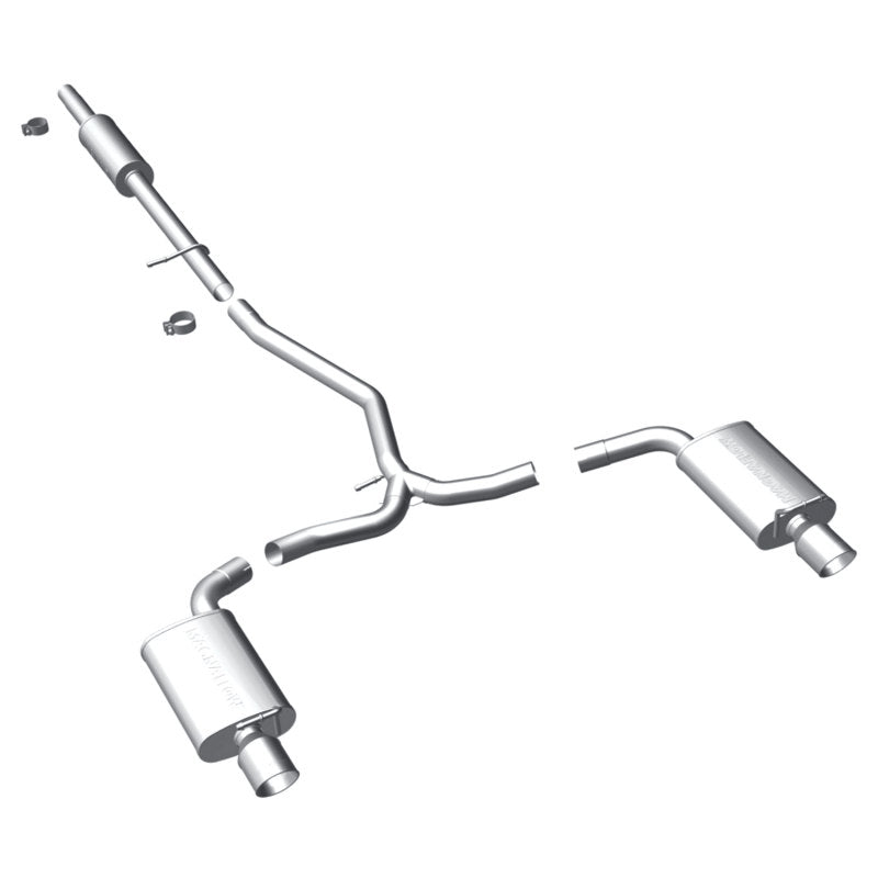 MagnaFlow Catback Exhaust System for 11-13 Ford Explorer V6 3.5L - Dual Split Rear Exit - OneFastShop