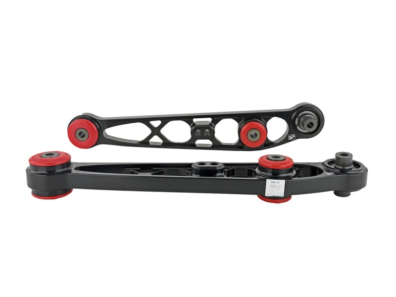 Skunk2 Honda/Acura EG/DC Ultra Series Rear Lower Control Arm Set - Black for 1988-2001 Civic, CRX, Integra
