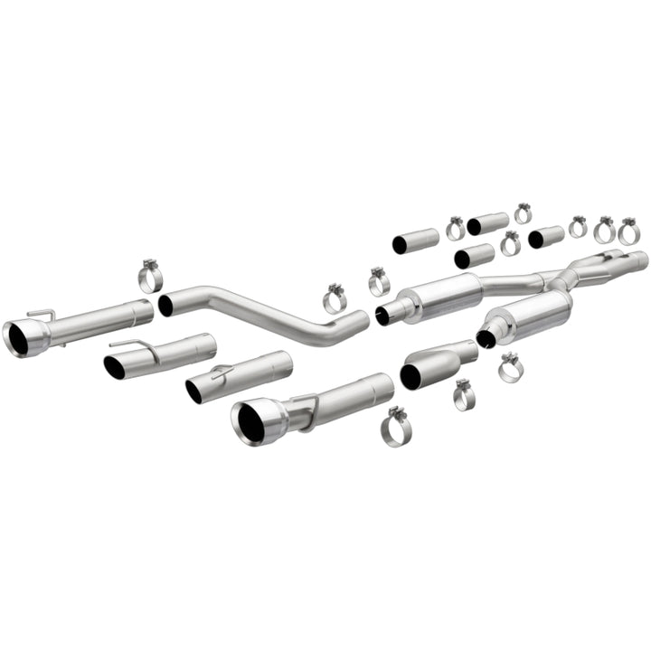 MagnaFlow Cat-Back Exhaust System 409 SS Polished 3in Quad Tips - 2017+ Dodge Charger