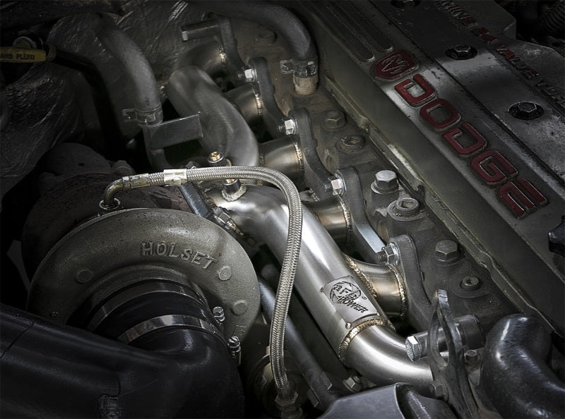 Afe Twisted Steel Header Turbo Manifold (T3) for Dodge Diesel Trucks 98.5-02 L6 5.9L