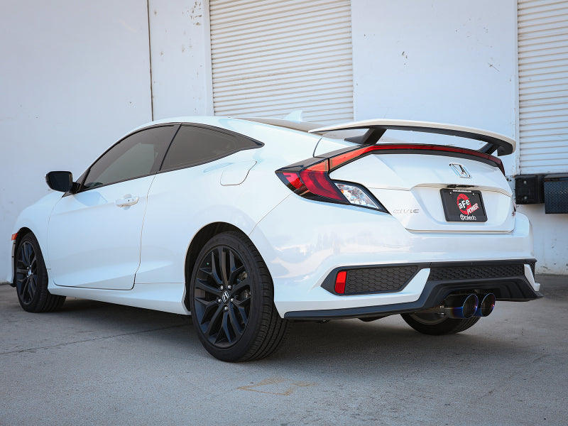 aFe Takeda 2.5in 304SS Cat-Back Exhaust System 17-20 Honda Civic SI
